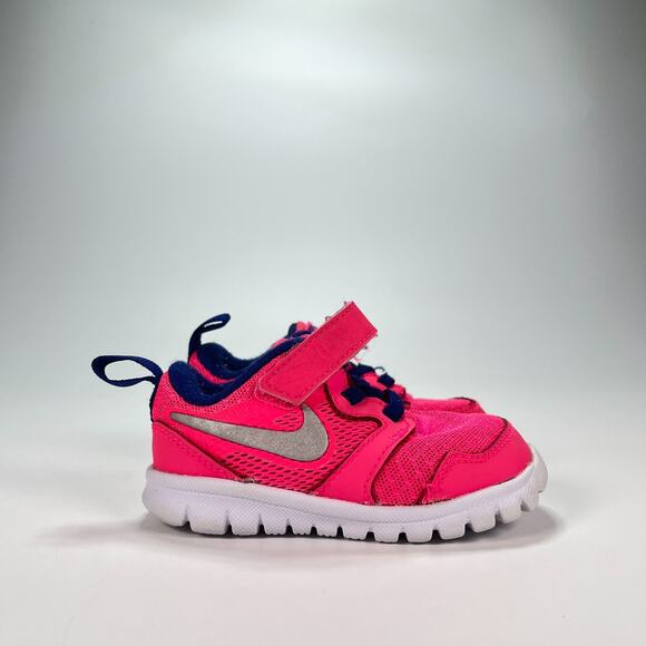 Nike Flex Experience 3 Pink Running Shoes Sneakers 653700-600 Kids Size 5C - Picture 1 of 9